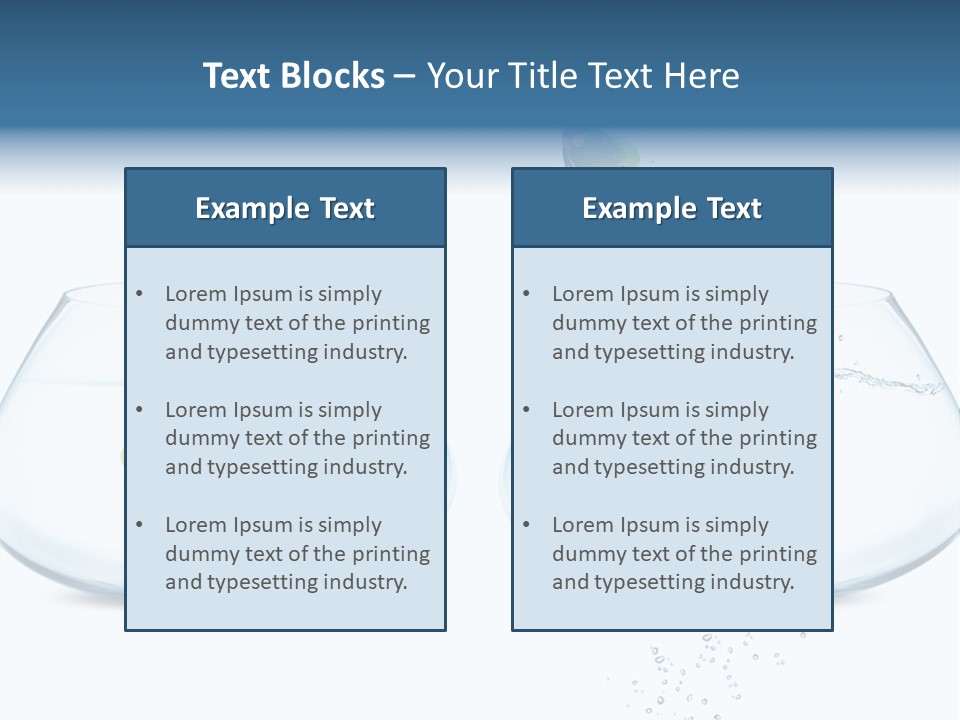 Tank Opportunity Swim PowerPoint Template