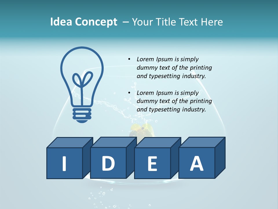 Idea Leap Splash PowerPoint Template