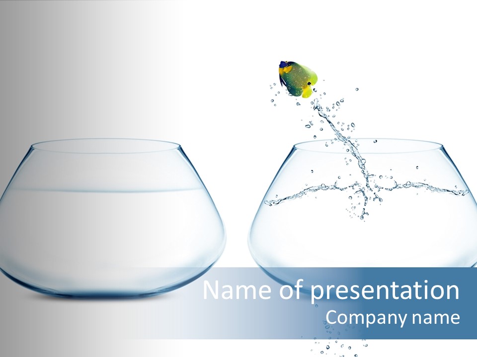 Underwater Happiness Conceptual PowerPoint Template