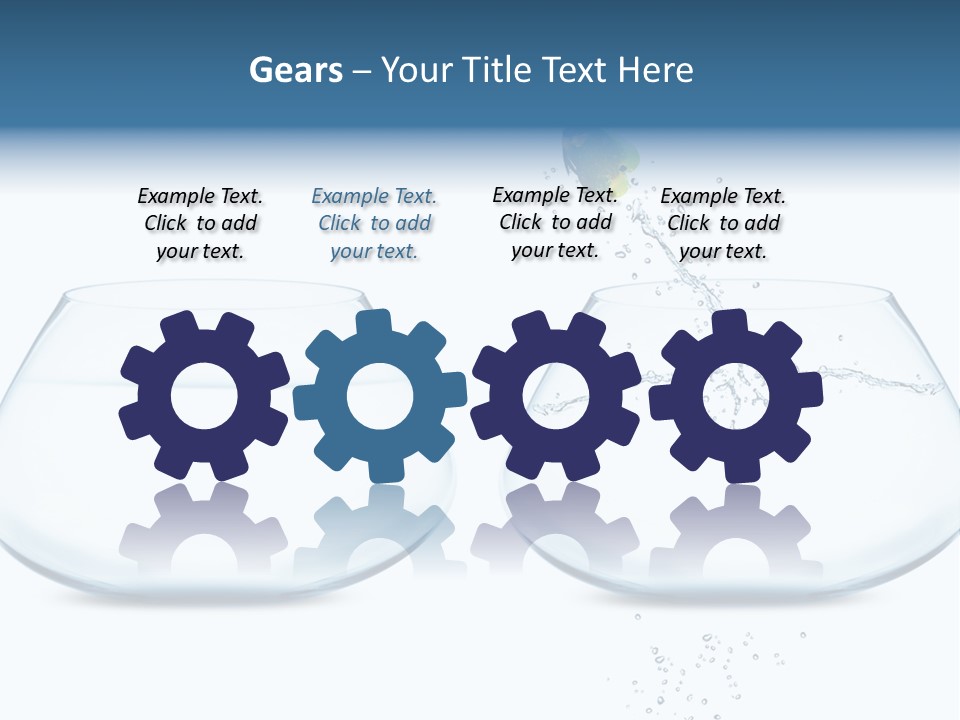 Underwater Happiness Conceptual PowerPoint Template