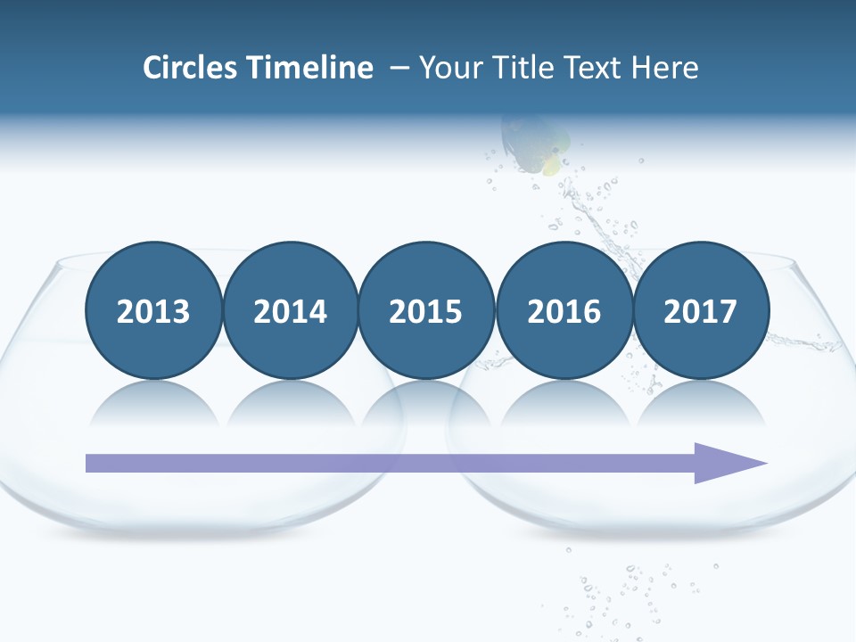 Underwater Happiness Conceptual PowerPoint Template