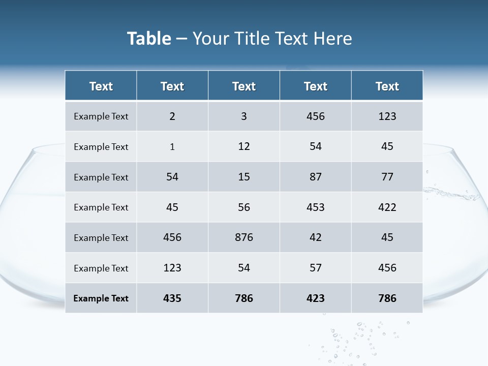 Underwater Happiness Conceptual PowerPoint Template