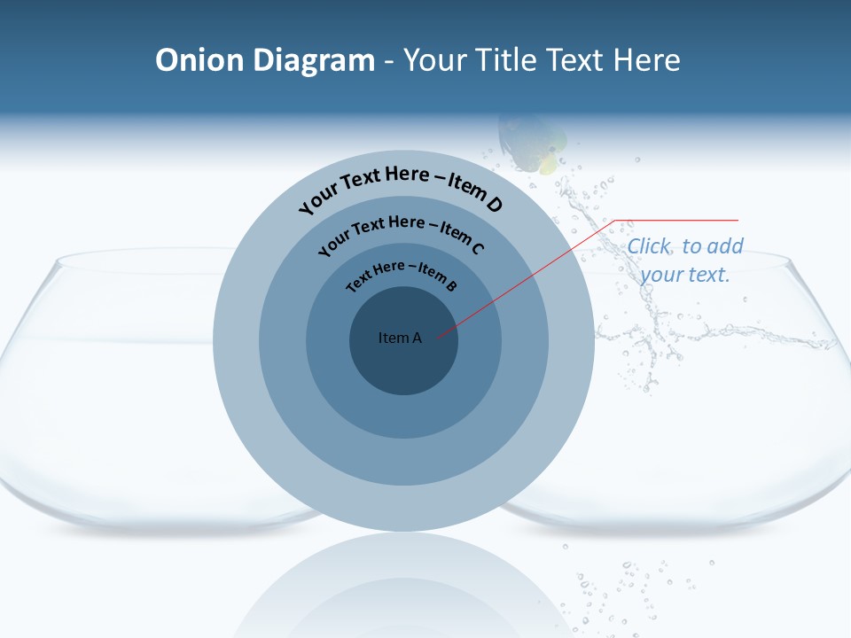 Underwater Happiness Conceptual PowerPoint Template