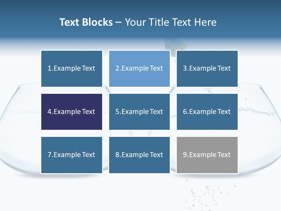 Underwater Happiness Conceptual PowerPoint Template