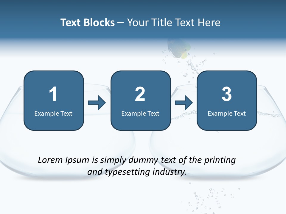Underwater Happiness Conceptual PowerPoint Template