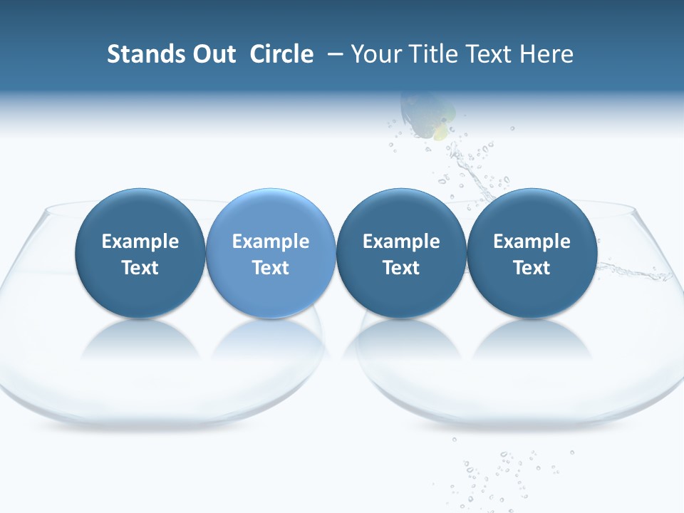 Underwater Happiness Conceptual PowerPoint Template