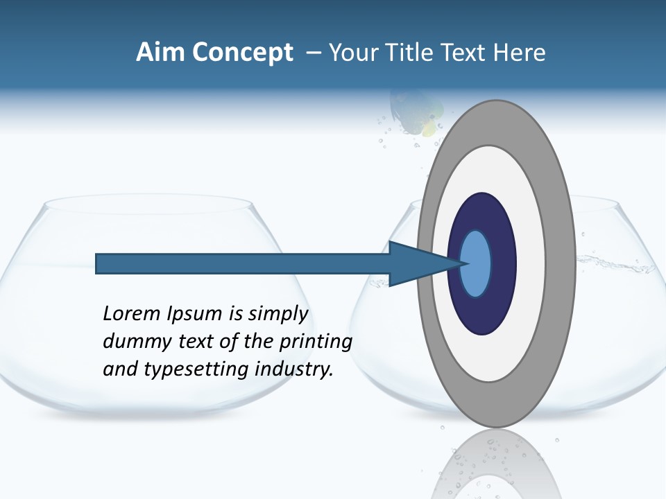 Underwater Happiness Conceptual PowerPoint Template