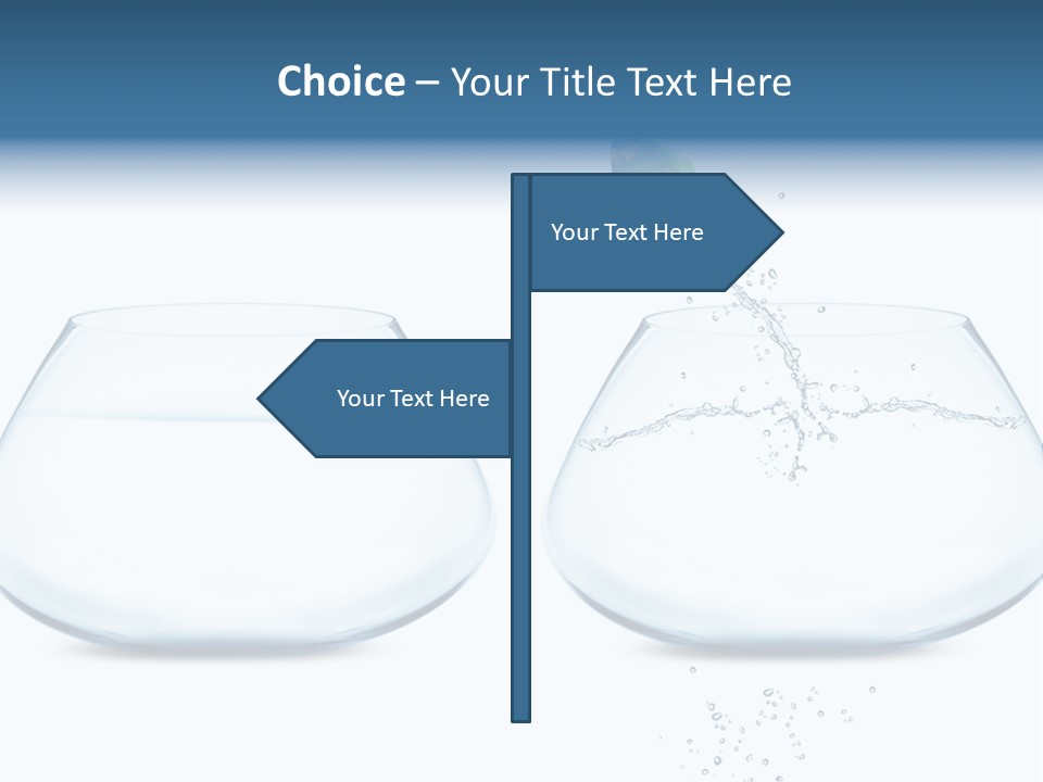 Underwater Happiness Conceptual PowerPoint Template