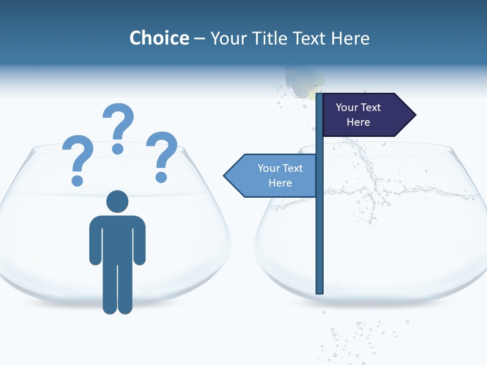 Underwater Happiness Conceptual PowerPoint Template