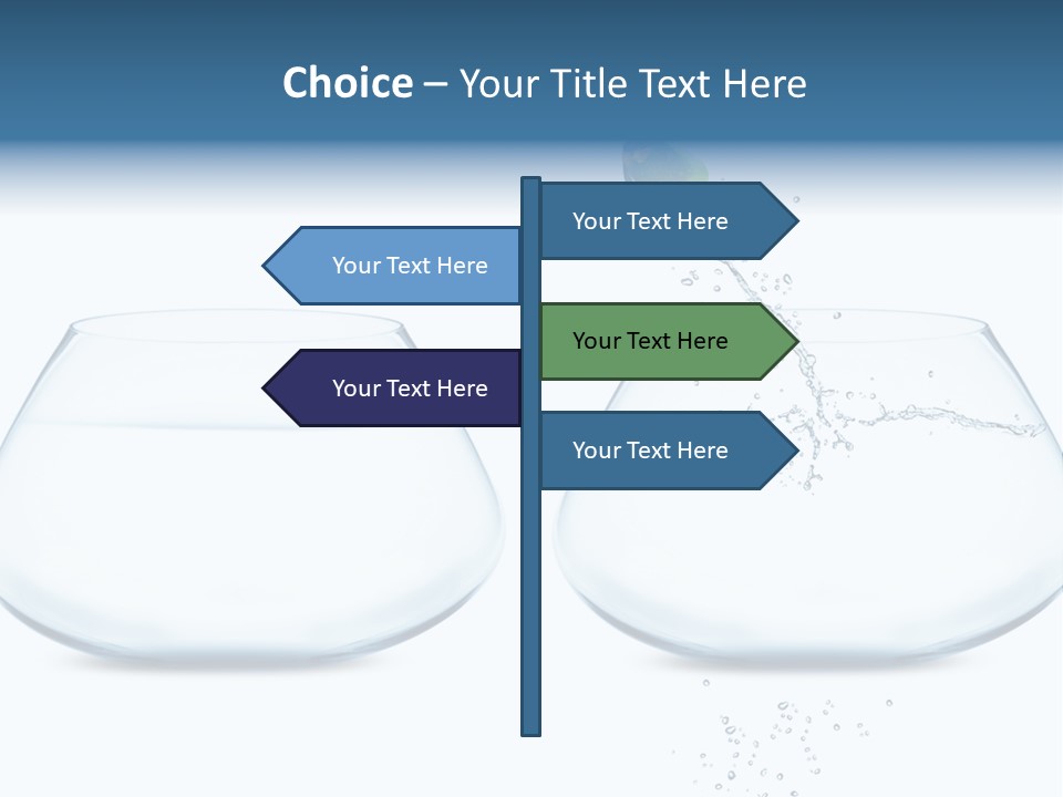 Underwater Happiness Conceptual PowerPoint Template