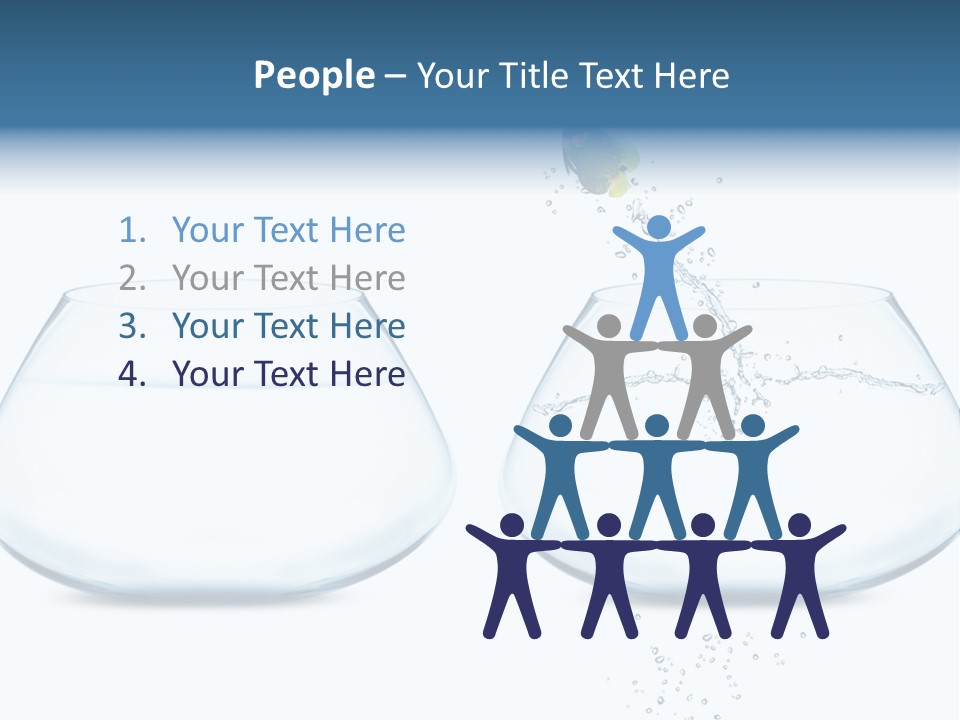 Underwater Happiness Conceptual PowerPoint Template