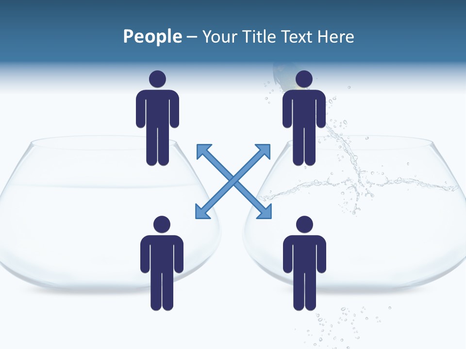 Underwater Happiness Conceptual PowerPoint Template