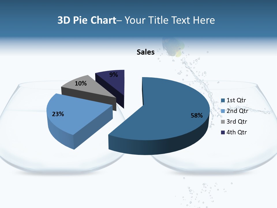 Underwater Happiness Conceptual PowerPoint Template