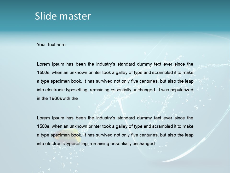 Business Stupid Spray PowerPoint Template