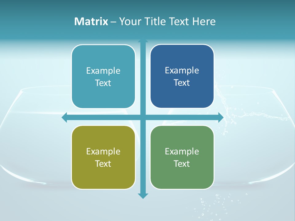 Freedom Fishbowl Jump PowerPoint Template
