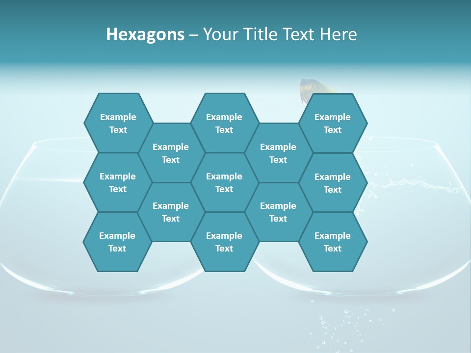 Freedom Fishbowl Jump PowerPoint Template