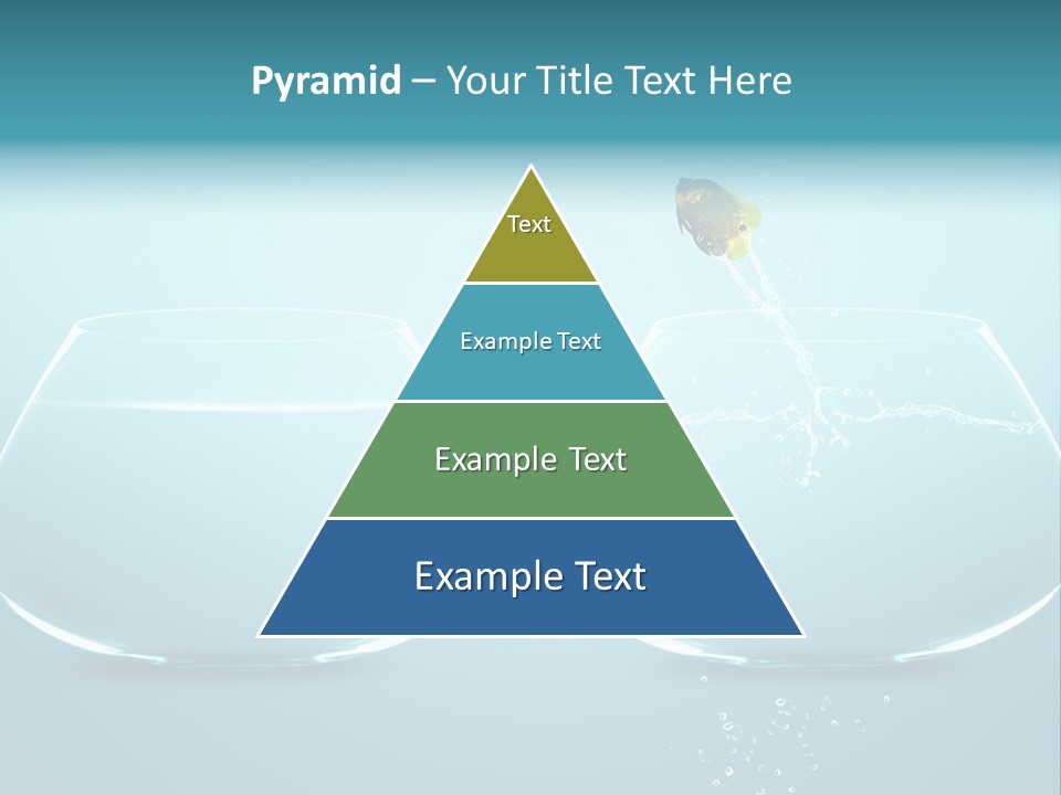 Freedom Fishbowl Jump PowerPoint Template