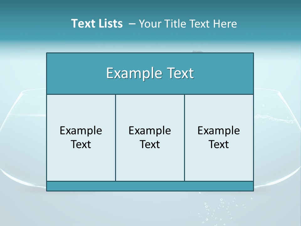 Freedom Fishbowl Jump PowerPoint Template