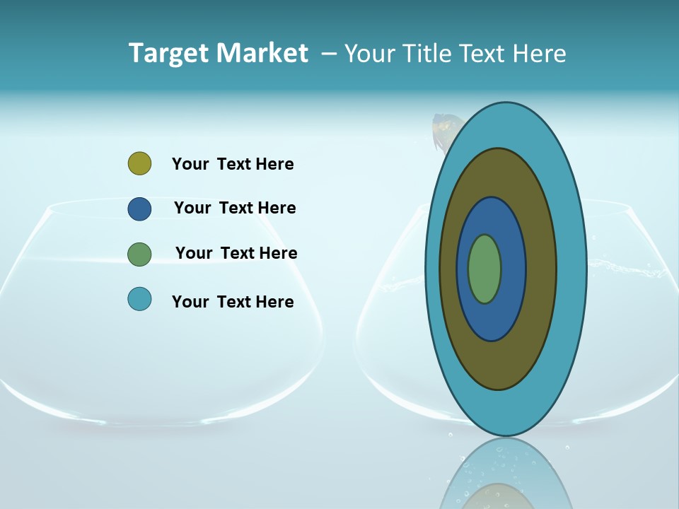 Freedom Fishbowl Jump PowerPoint Template