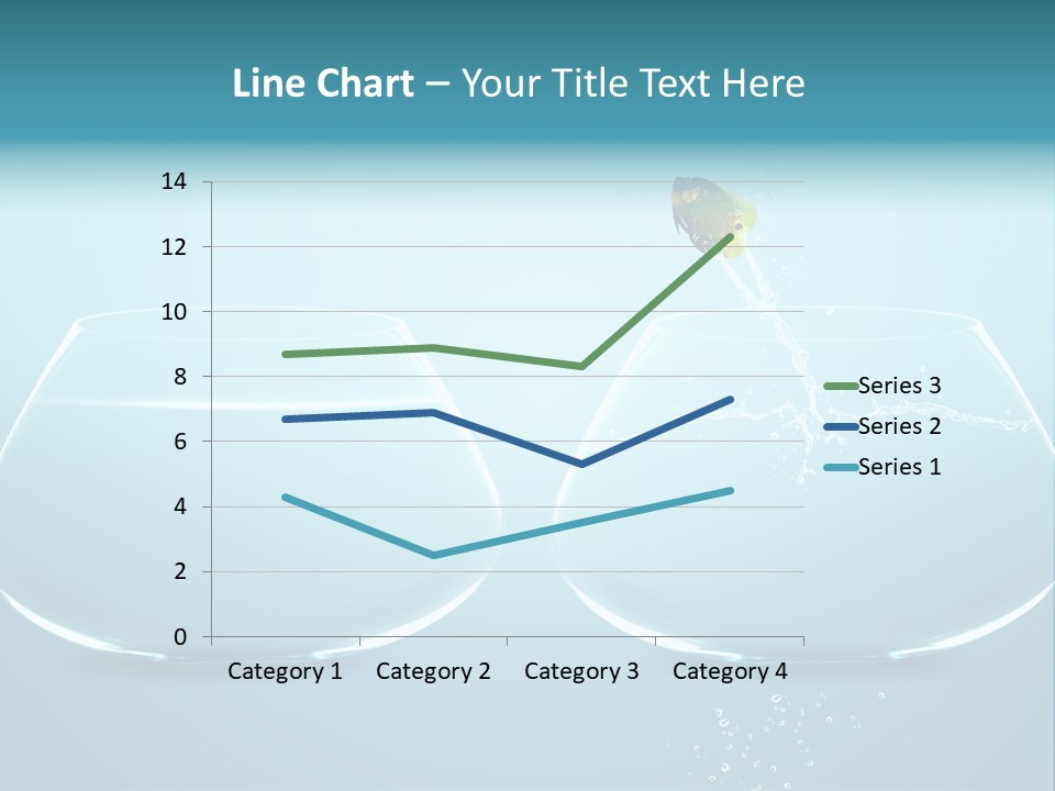 Freedom Fishbowl Jump PowerPoint Template