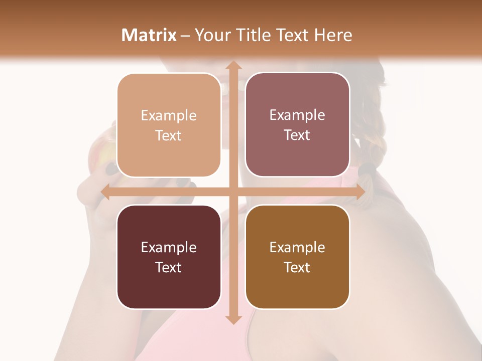 Lady Cosmetics Human Eye PowerPoint Template