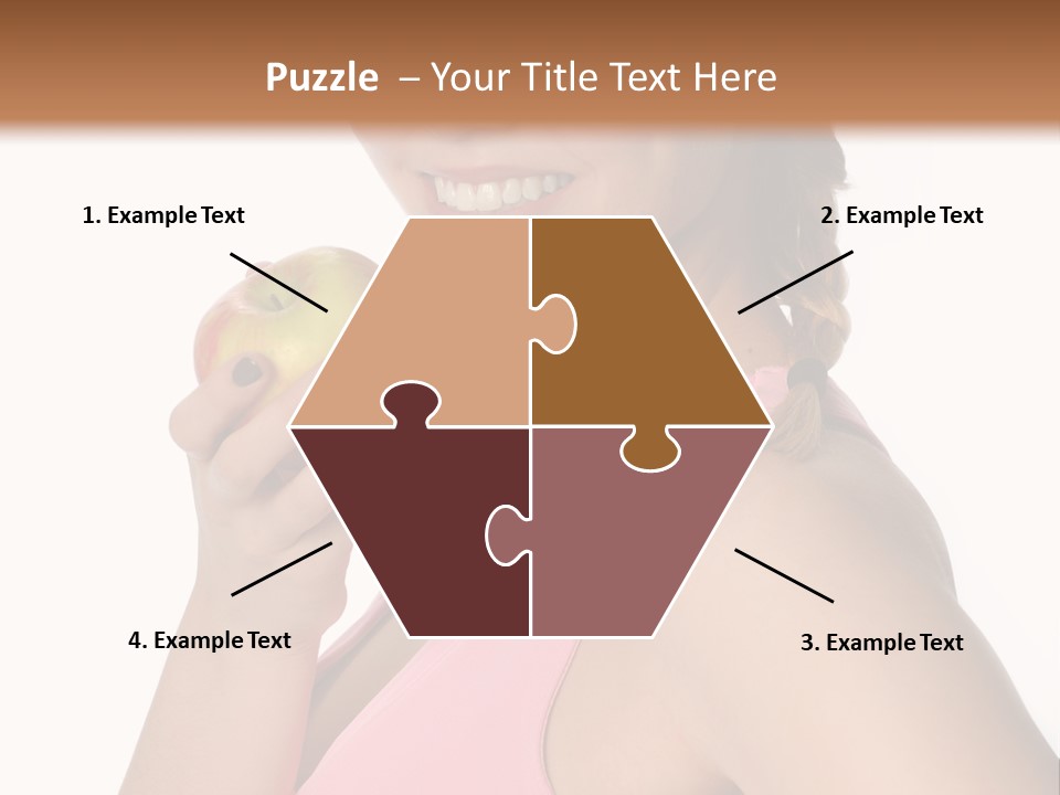 Lady Cosmetics Human Eye PowerPoint Template