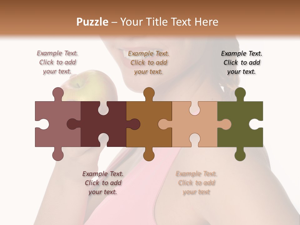 Lady Cosmetics Human Eye PowerPoint Template