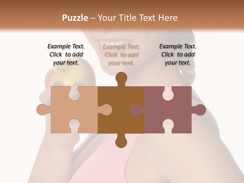 Lady Cosmetics Human Eye PowerPoint Template