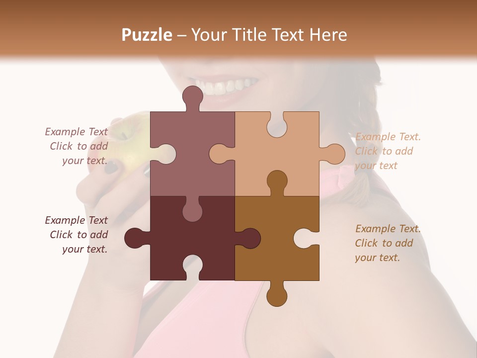 Lady Cosmetics Human Eye PowerPoint Template