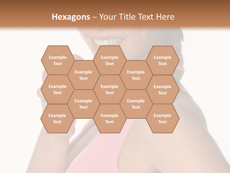 Lady Cosmetics Human Eye PowerPoint Template