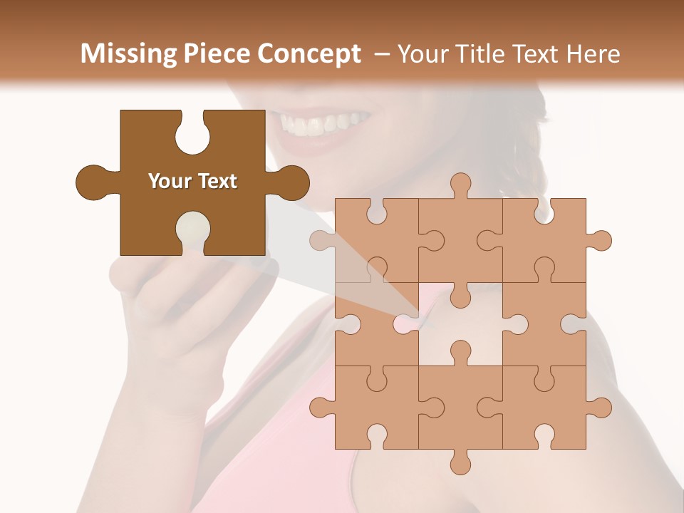 Lady Cosmetics Human Eye PowerPoint Template