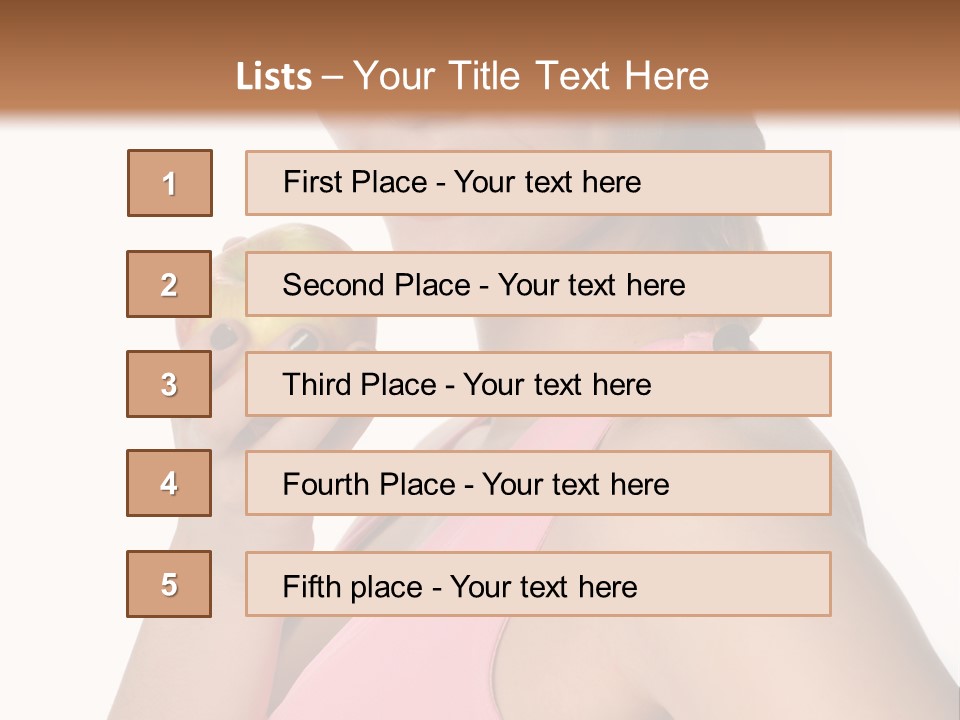Lady Cosmetics Human Eye PowerPoint Template
