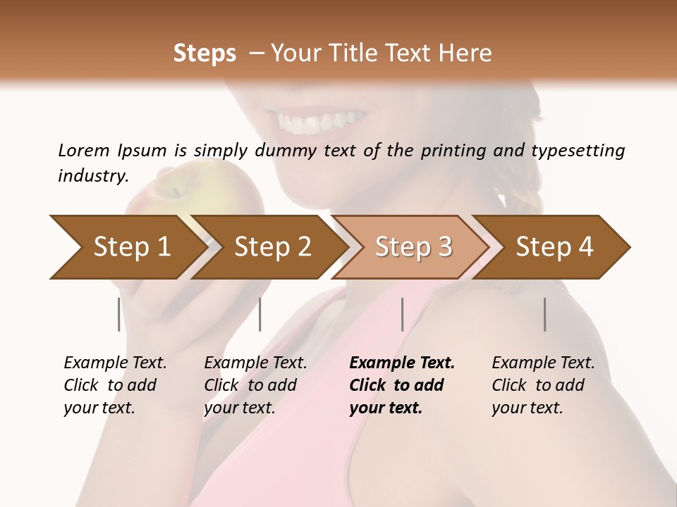 Lady Cosmetics Human Eye PowerPoint Template