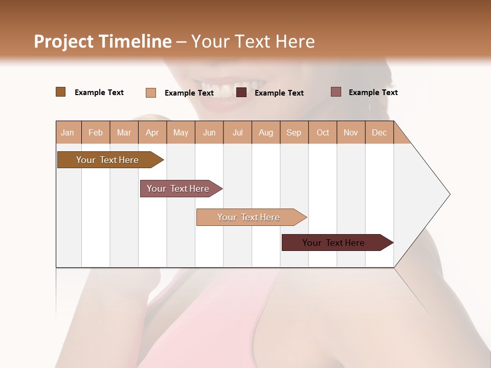 Lady Cosmetics Human Eye PowerPoint Template