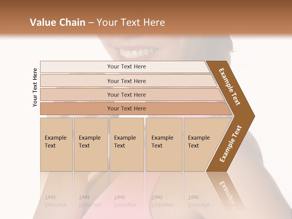 Lady Cosmetics Human Eye PowerPoint Template