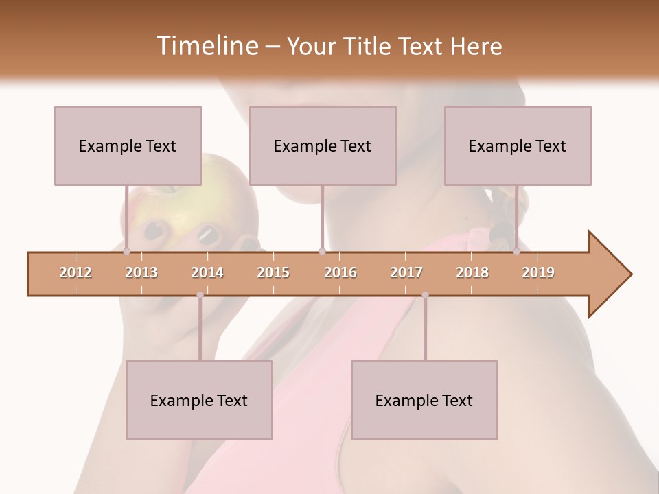 Lady Cosmetics Human Eye PowerPoint Template