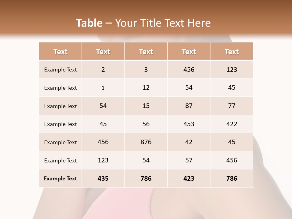 Lady Cosmetics Human Eye PowerPoint Template