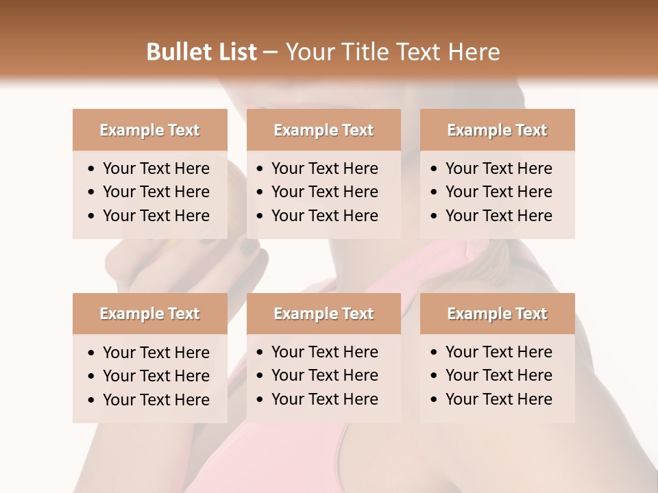 Lady Cosmetics Human Eye PowerPoint Template