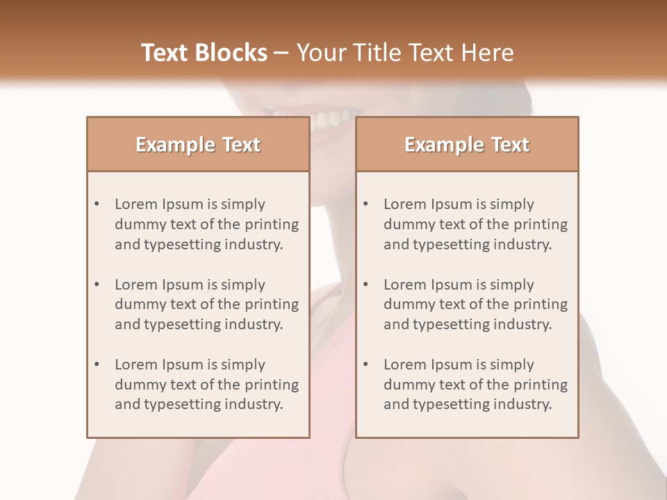 Lady Cosmetics Human Eye PowerPoint Template