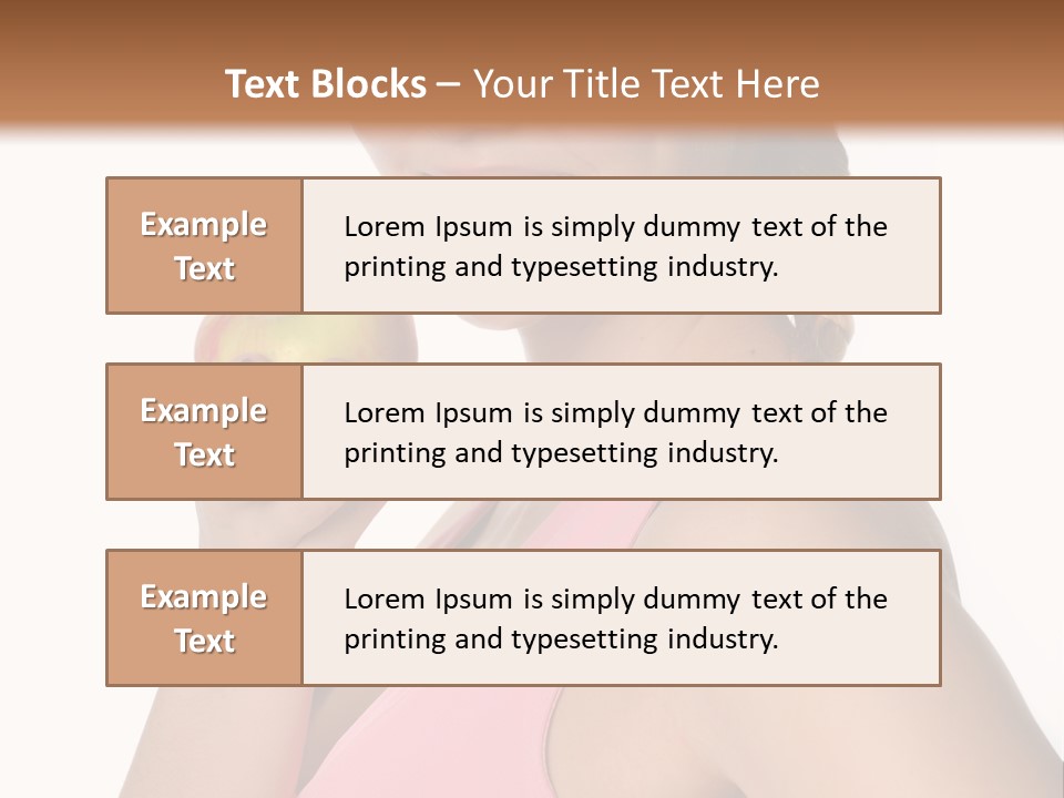 Lady Cosmetics Human Eye PowerPoint Template