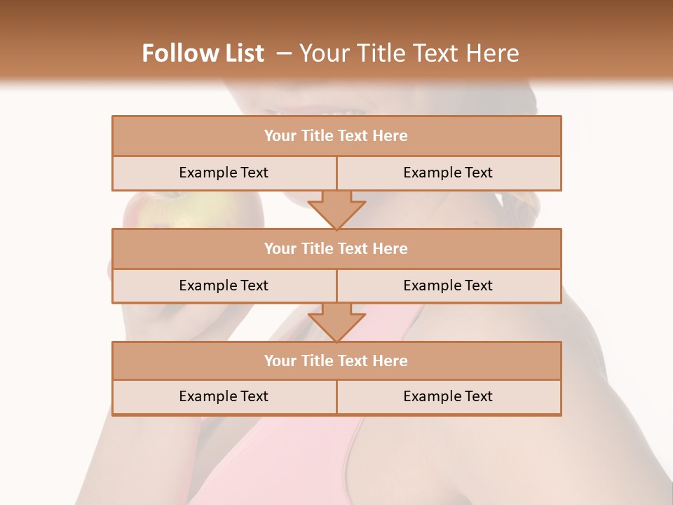 Lady Cosmetics Human Eye PowerPoint Template