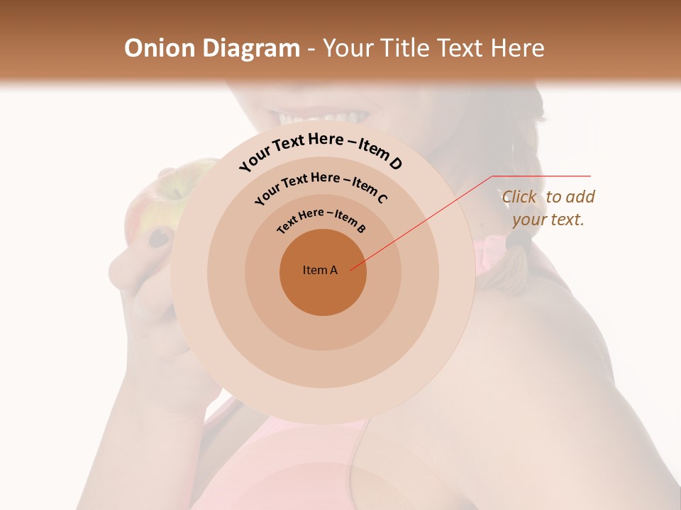 Lady Cosmetics Human Eye PowerPoint Template