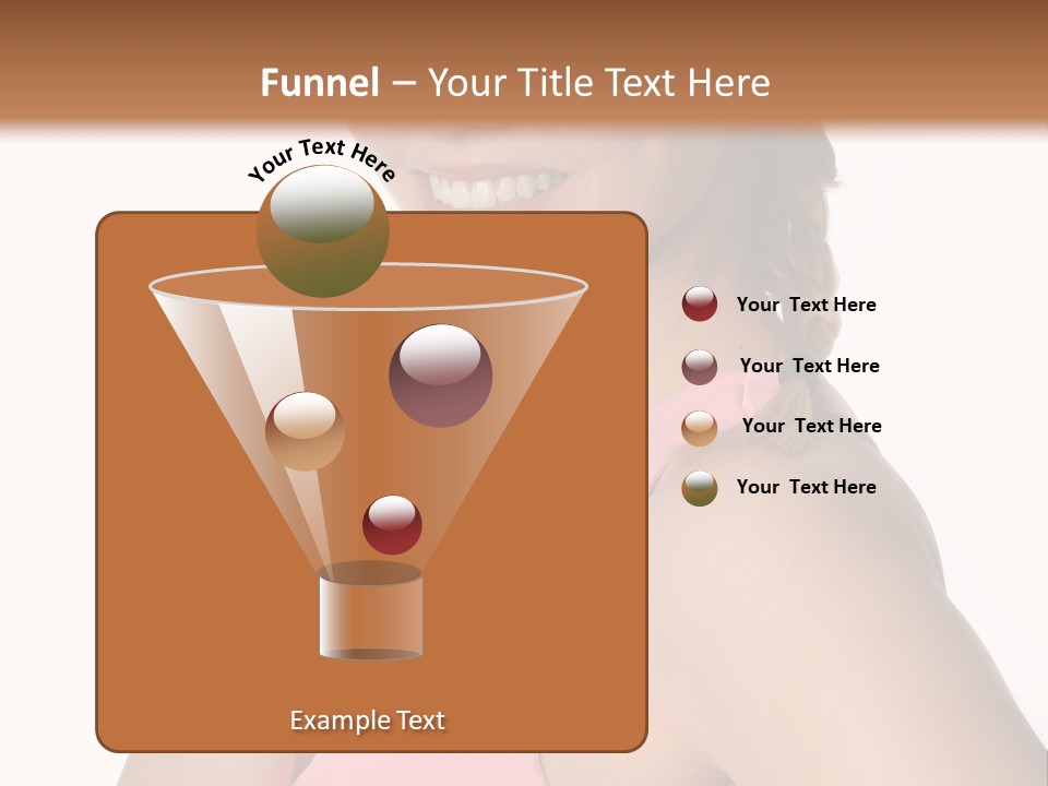 Lady Cosmetics Human Eye PowerPoint Template