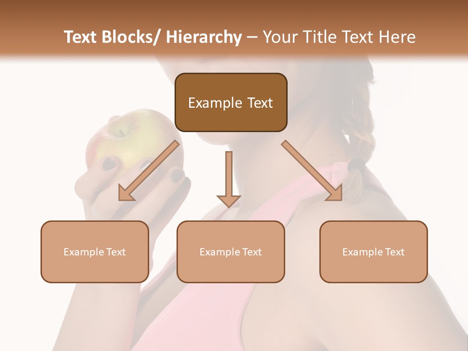 Lady Cosmetics Human Eye PowerPoint Template