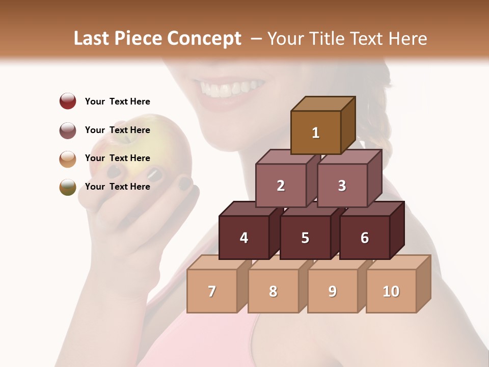 Lady Cosmetics Human Eye PowerPoint Template