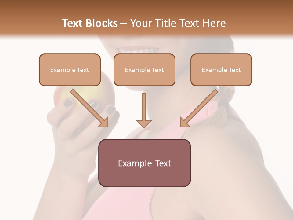 Lady Cosmetics Human Eye PowerPoint Template