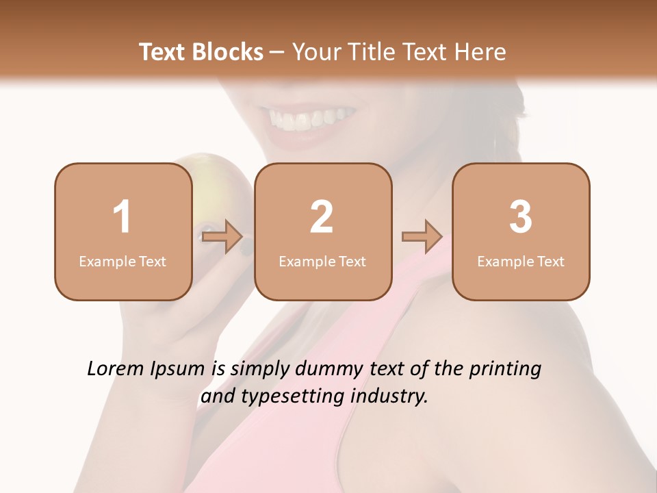 Lady Cosmetics Human Eye PowerPoint Template