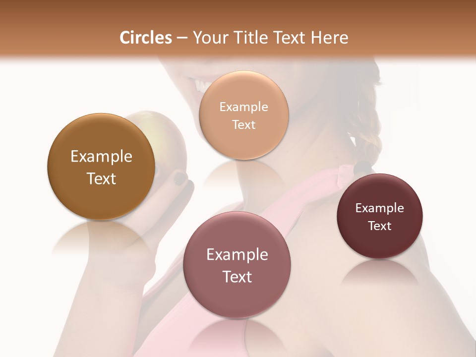 Lady Cosmetics Human Eye PowerPoint Template