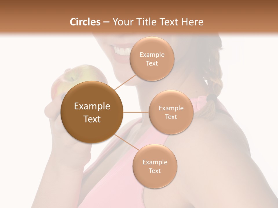 Lady Cosmetics Human Eye PowerPoint Template