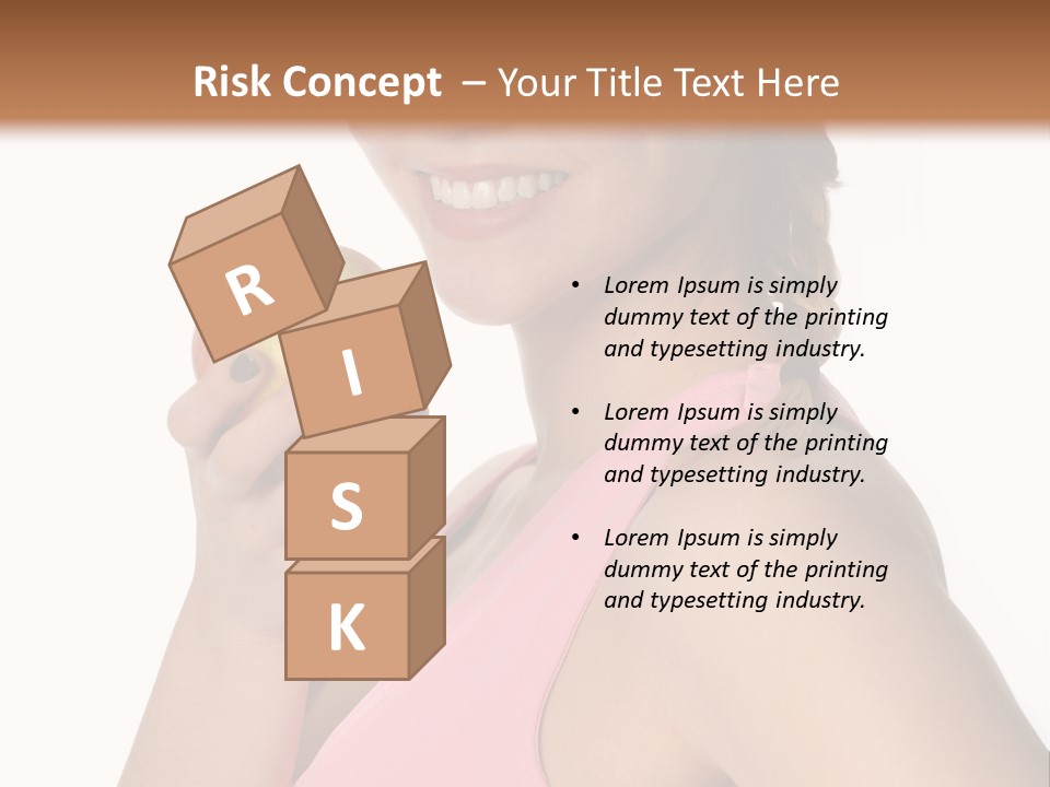 Lady Cosmetics Human Eye PowerPoint Template